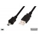 Kabel USB A-B mini 1m