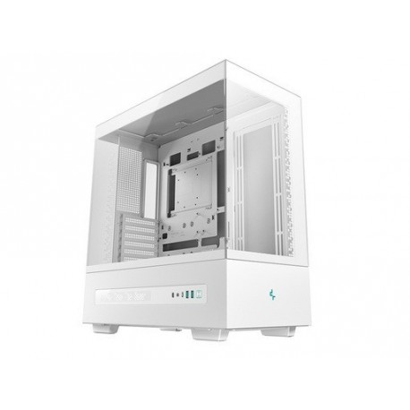 Ohišje DeepCool CH690 DIGITAL, ATX, Midi-Tower, LCD, steklo, belo
