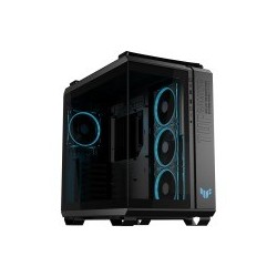 Ohišje ASUS TUF Gaming GT502 Horizon ATX, steklo, 4x 120mm ventilatorji, črno