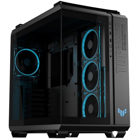 Ohišje ASUS TUF Gaming GT502 Horizon ATX, steklo, 4x 120mm ventilatorji, črno