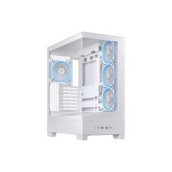 Ohišje ASUS A31 PLUS ATX, steklo, 4x 120mm ventilatorji, belo