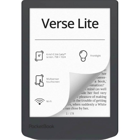 E-bralnik PocketBook Verse Light, siv