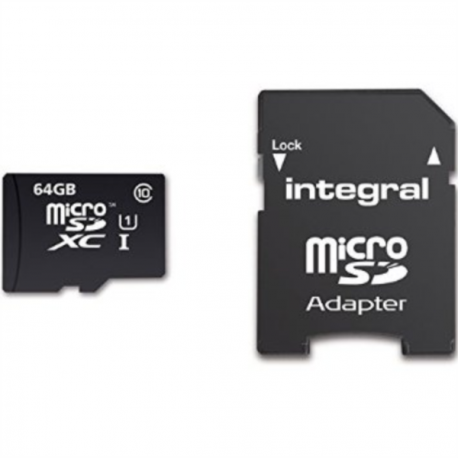 Spominska kartica INTEGRAL 64GB MICRO SDXC class10