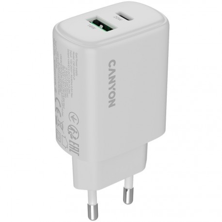 Polnilec CANYON OnCharge 200, 20W, bel
