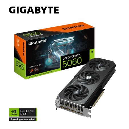 Grafična kartica GIGABYTE GeForce RTX 5060 Gaming OC, 8GB GDDR7