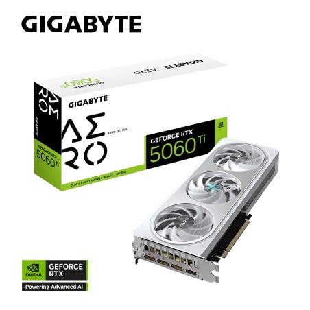 Grafična kartica GIGABYTE GeForce RTX 5060 Ti AERO OC, 16GB GDDR7
