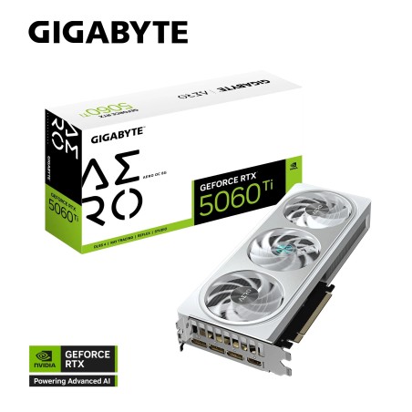 Grafična kartica GIGABYTE GeForce RTX 5060 Ti AERO OC, 8GB GDDR7