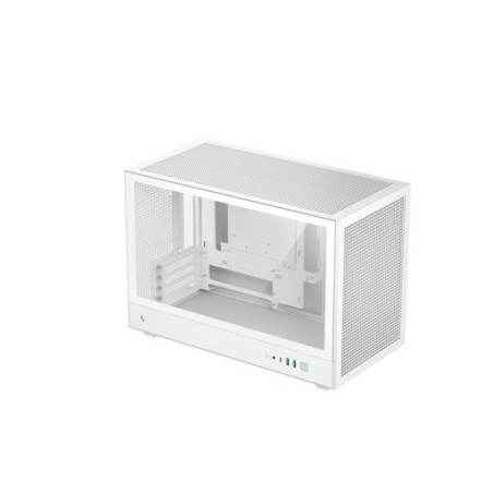 Računalniško ohišje DeepCool CH260, Micro-ATX, steklo, belo