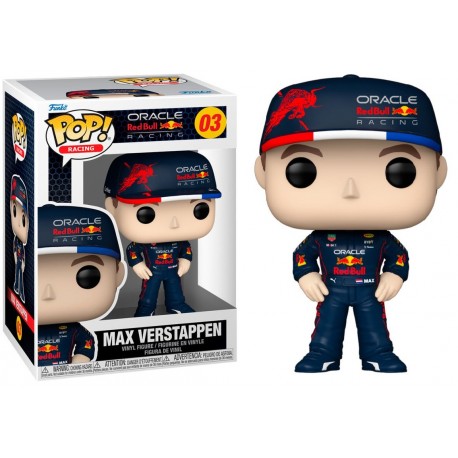 Figura FUNKO POP RACING Formula 1 – Max Verstappen