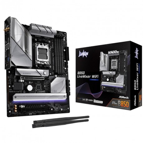 Matična plošča ASROCK B850 LiveMixer, AM5, DDR5, ATX
