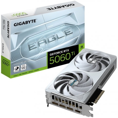 Grafična kartica GIGABYTE GeForce RTX 5060 Ti EAGLE OC ICE 16G GDDR7