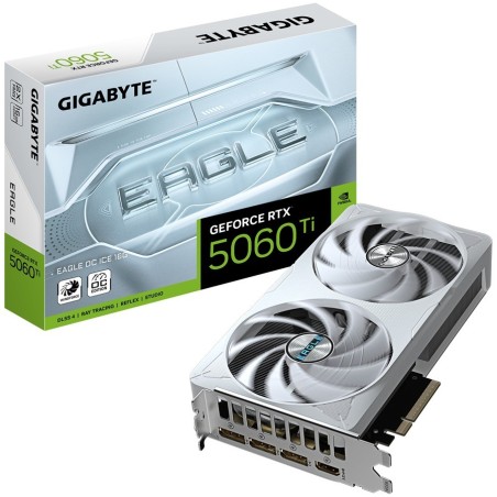Grafična kartica GIGABYTE GeForce RTX 5060 Ti EAGLE OC ICE 16G GDDR7