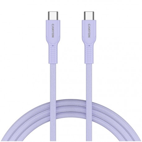 Kabel CANYON OnWire 60CL C-C 60W, 1m, vijoličen