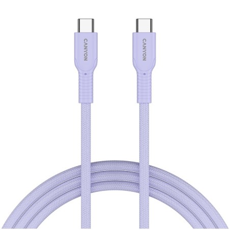 Kabel CANYON OnWire 60CL C-C 60W, 1m, vijoličen