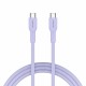 Kabel CANYON OnWire 60CL C-C 60W, 1m, vijoličen