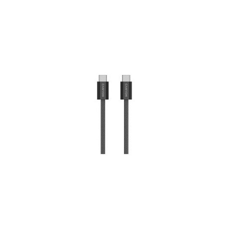 Kabel CANYON OnWire 60MG C-C 60W, Magnet, 1m, črn