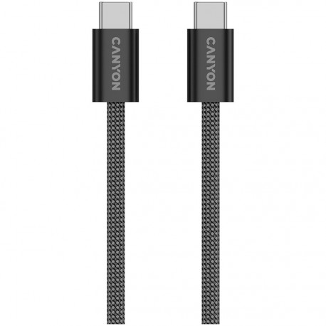 Kabel CANYON OnWire 60MG C-C 60W, Magnet, 1m, črn