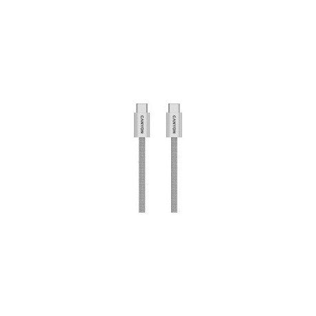 Kabel CANYON OnWire 60MG C-C 60W, Magnet, 1m, siv