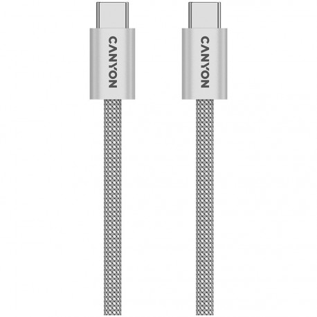 Kabel CANYON OnWire 60MG C-C 60W, Magnet, 1m, siv