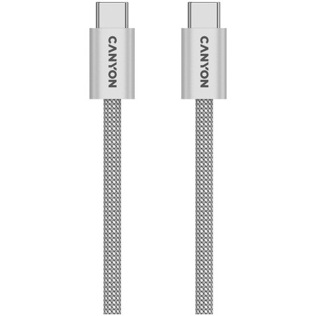 Kabel CANYON OnWire 60MG C-C 60W, Magnet, 1m, siv