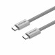 Kabel CANYON OnWire 60MG C-C 60W, Magnet, 1m, siv