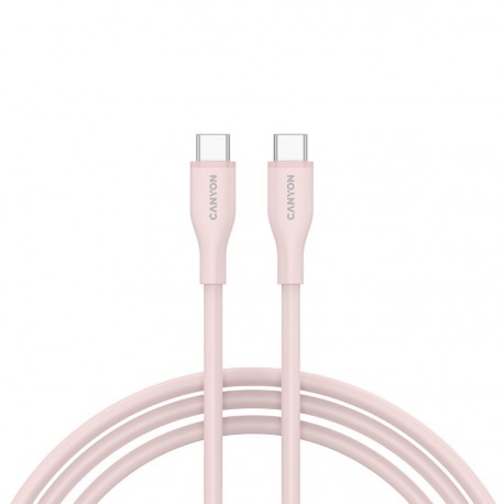 Kabel CANYON CC60SC10 C-C 60W, 1m, roza