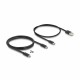 Delock KVM stikalo 2x1 USB TipC DP/HDMI
