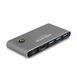 Delock KVM stikalo 2x1 HDMI/USB TipC