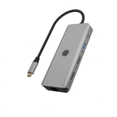 Priklopna postaja Icybox IB-DK4012-CPD, USB-C, 9v1