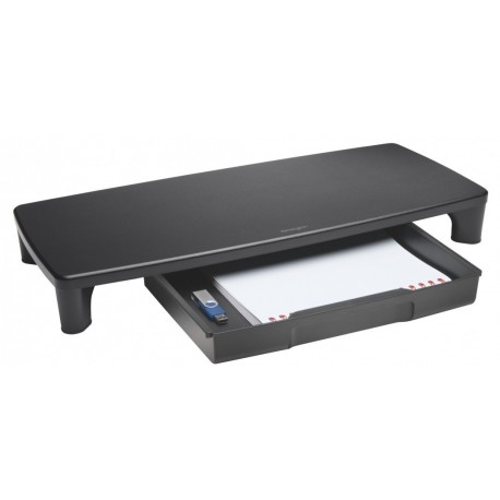 Podstavek za monitor Kensington k55725eu s predalom, črn