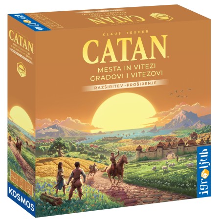 Catan 2025 razširitev Mesta in vitezi