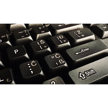 Tipkovnica in miška MARVO OFFICE WS005, črna, SLO g.