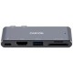 Hub CANYON DS-5, 5in1, Thunderbolt 3, siv