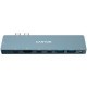 Hub CANYON DS-8, 8in1, Thunderbolt 3, siv