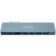 Hub CANYON DS-8, 8in1, Thunderbolt 3, siv