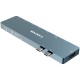 Hub CANYON DS-8, 8in1, Thunderbolt 3, siv