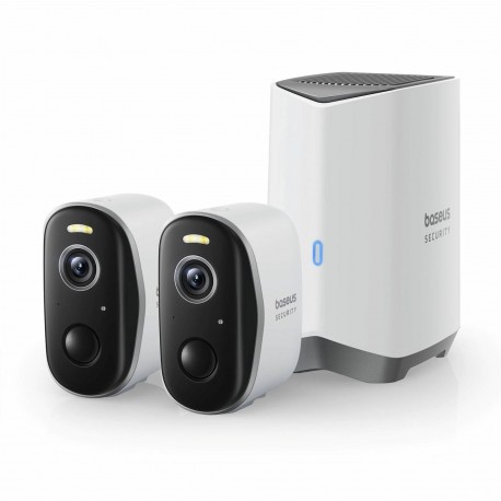 IP kamera Baseus N1 2-Cam Kit, 3.0 MP, z akumulatorjem