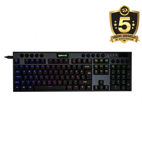 Tipkovnica REDRAGON HORUS K619-RGB, SLO g.