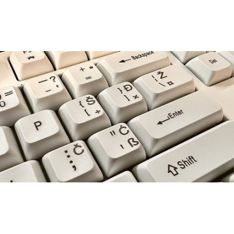 Tipkovnica in miška MARVO OFFICE WS005, SLO g., bela