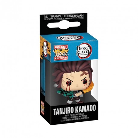 Figura FUNKO POP KEYCHAIN: DEMON SLAYER - TANJIRO (SUN BREATHING)