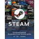 Steam vavčerji v vrednosti 30€