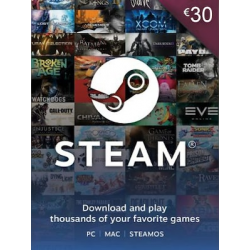 Steam vavčerji v vrednosti 30€