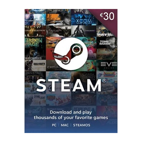 Steam vavčerji v vrednosti 30€