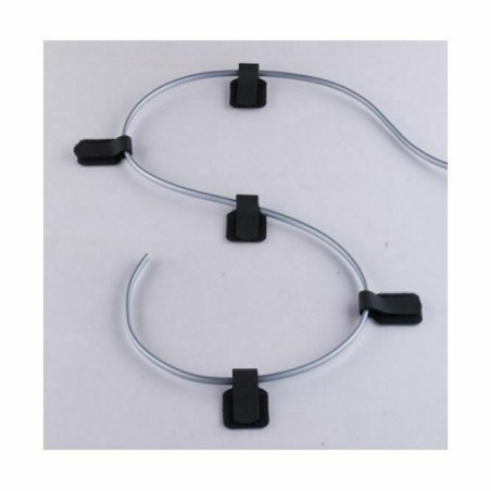 Vezice LTC ježek WALL črne pak/10 samolepljive LTC3110