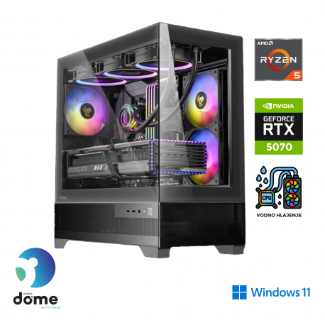 Računalnik ANNI Gamer Extreme R5 7600X / RTX 5070 / 32 GB / 2 TB / W11H