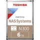 Trdi disk 6TB 3.5 SATA 6Gb/s TOSHIBA N300 NAS CMR