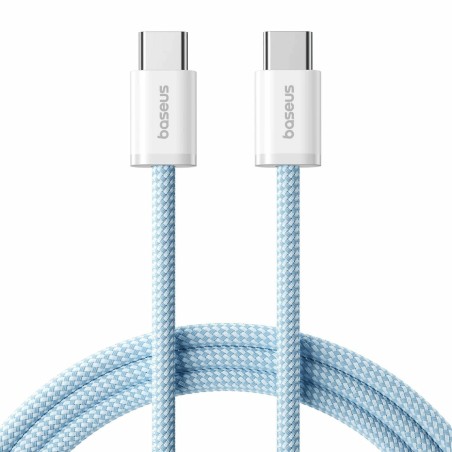 Kabel Baseus 100W 20V 5A USB C-C, 2m, pleten, moder