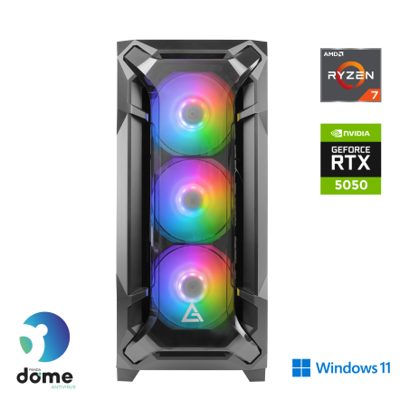 Računalnik ANNI Gamer Advanced R7 5800X / RTX 5050 / 16 GB / 1 TB / W11H