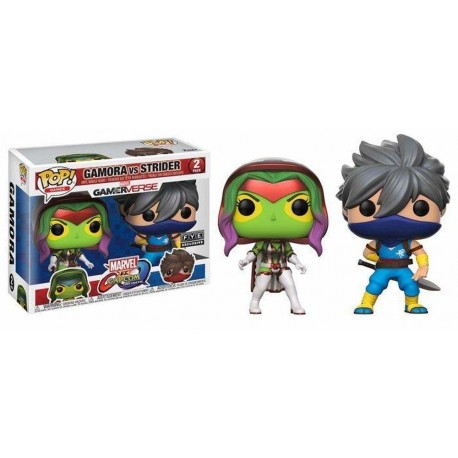 Figura POP! Figura 2-PACK: CAPCOM VS. MARVEL: GAMORA VS STRIDER (PLAYER 2)