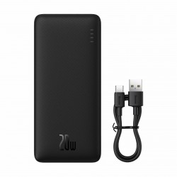 Prenosna baterija Powerbank Baseus 20.000mAh, 20W, črna, P10022804113-00